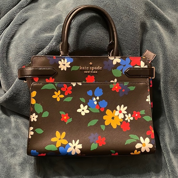 kate spade Handbags - Kate Spade Staci Sailing Floral Medium Satchel
